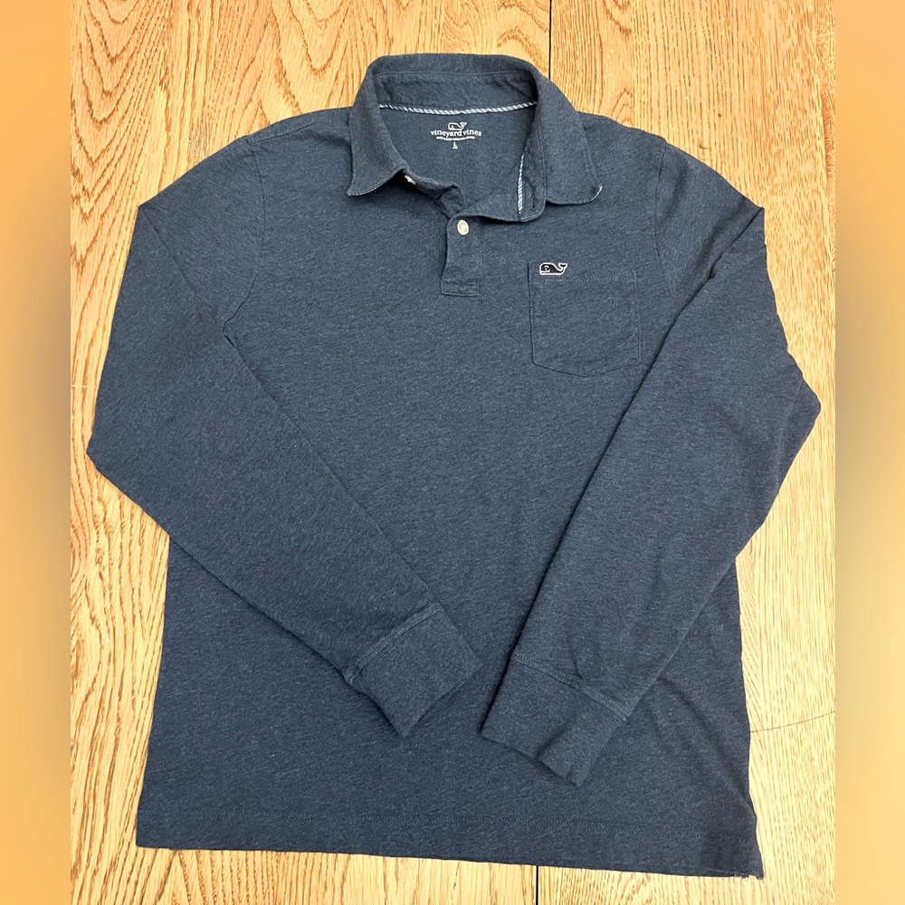 🐳 [Vineyard Vines] Boys Long-Sleeve Edgartown Polo